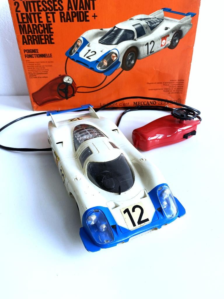 Porsche 917 LH 1969 - 1/18 - Modèle Meccano Triang / CMR / Spark - Blanc