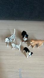 Schleich honden 7 stuks, Ophalen of Verzenden, Zo goed als nieuw