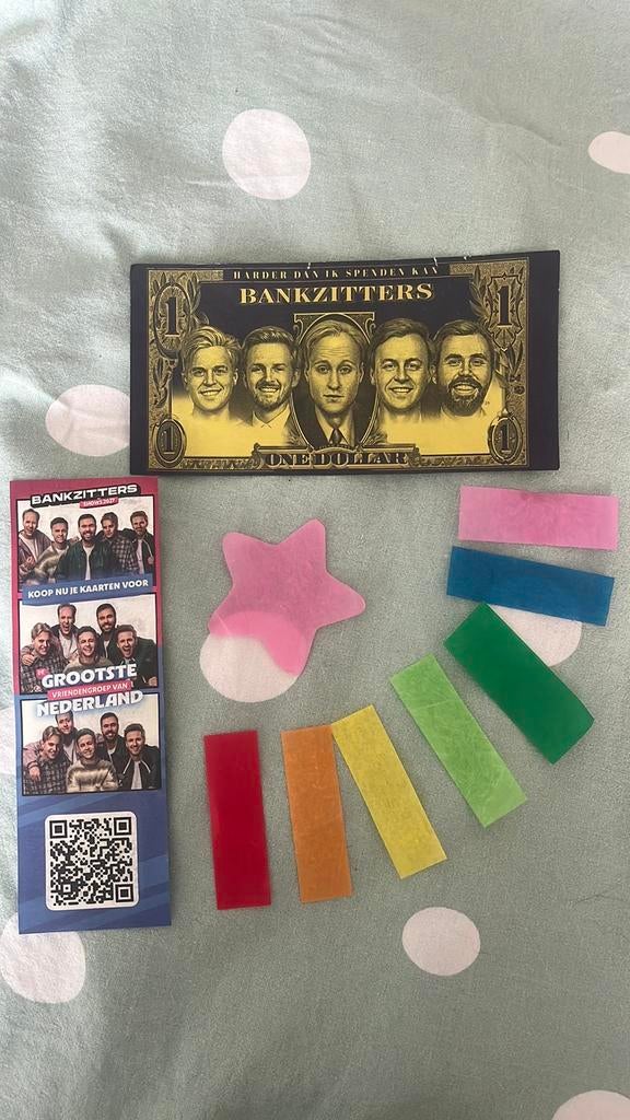 Confetti bankzitters 2026 ziggo dome, Ophalen of Verzenden, Zo goed als nieuw, Foto of Kaart