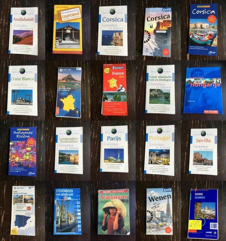 reisgids kaart anwb globus diverse partij 20 stuks, Boeken, Reisgidsen, Ophalen of Verzenden