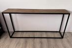 Side table metaal kleur goud, Ophalen, Gebruikt, 150 tot 200 cm, 25 tot 50 cm