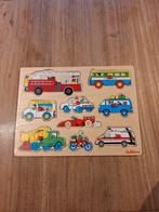 Houten Eichhorn puzzel vervoersmiddelen, Kinderen en Baby's, Speelgoed | Kinderpuzzels, Ophalen of Verzenden, 10 tot 50 stukjes