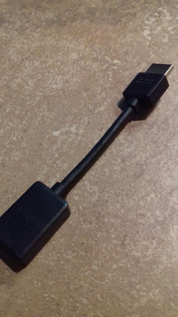 HP USB-C-naar-HDMI-adapter - zgan, Audio, Tv en Foto, Converters, Zo goed als nieuw, Ophalen of Verzenden