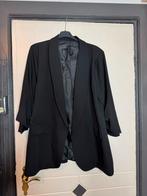 NIEUW! Zwarte blazer one size t/m maat 48, Kleding | Dames, Grote Maten, Ophalen of Verzenden, Nieuw, Zwart, Jasje of Colbert