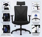 Ergonomische Bureaustoel - Nieuw in Doos!, Huis en Inrichting, Bureaustoelen, Zwart, Nieuw, Ophalen of Verzenden, Bureaustoel