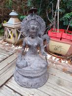 Antiek Beeld van Shiva, uit ca 1890, uit Zamak gegoten, Ophalen of Verzenden
