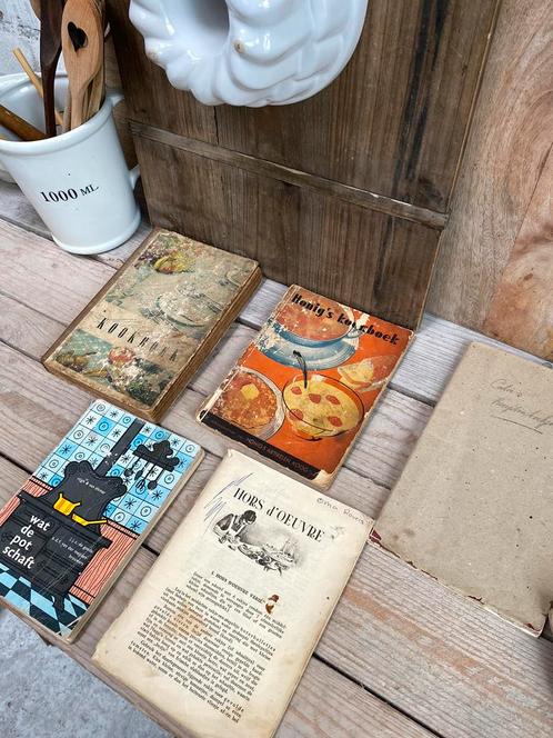 5 vintage kookboeken van voor & rond de 2e wereldoorlog, Boeken, Kookboeken, Gelezen