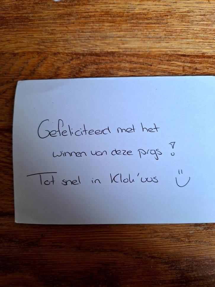 Bon Klok'uus, Tickets en Kaartjes, Kortingen en Cadeaubonnen, Eén persoon, Overige typen, Cadeaubon