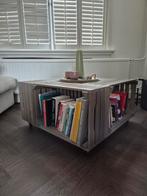 Salontafel met wieltjes van kistjes, Ophalen, Gebruikt, 25 tot 50 cm, 50 tot 100 cm