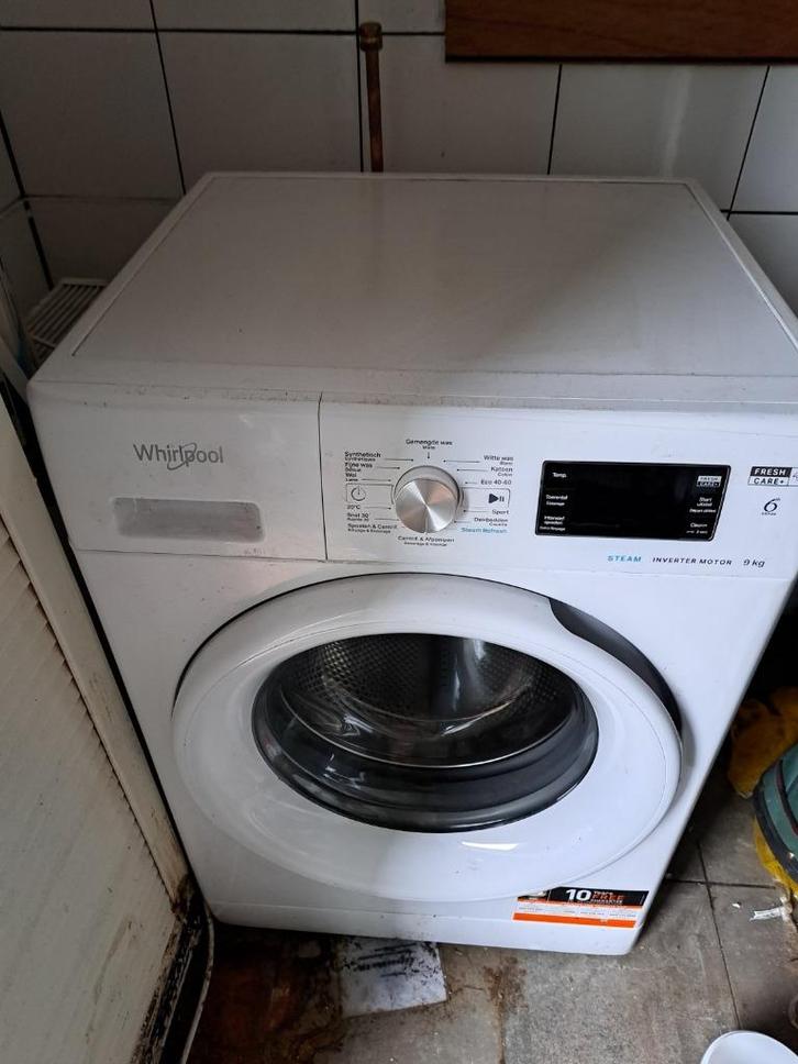 Whirlpool FFBBE 9468 WV F wasmachine, Witgoed en Apparatuur, Wasmachines, Gebruikt, 85 tot 90 cm, 1200 tot 1600 toeren, Ophalen