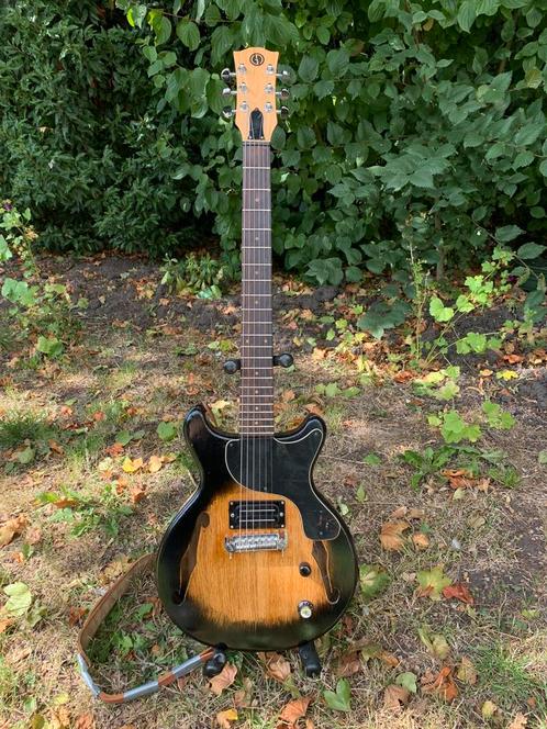 Volledig handgebouwde sunburst GD Les Paul junior DC, Muziek en Instrumenten, Snaarinstrumenten | Gitaren | Elektrisch, Nieuw