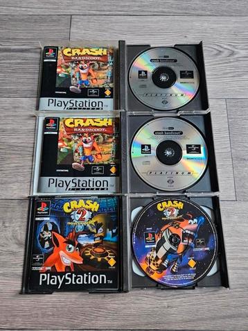 Crash Bandicoot PS1 Playstation 1 beschikbaar voor biedingen