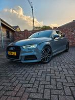 Audi A3 Limousine S-line 35 Tfsi 150pk S Tronic 2019 Grijs, 1498 cc, Zwart, 4 cilinders, Leder en Stof