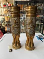 Trench art vazen artellery hulzen, Ophalen of Verzenden