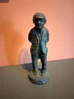 De contente men, beeld, 1957, koper, brons, tin, man,, Ophalen of Verzenden