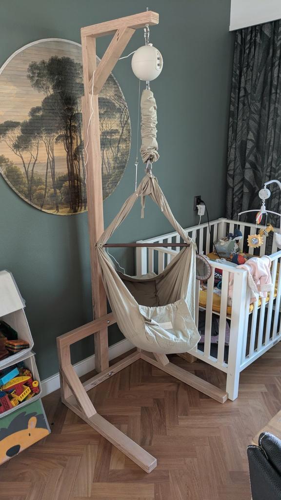 Zo goed als nieuwe Moonboon met accessoires, Kinderen en Baby's, Babywiegjes en Ledikanten, Zo goed als nieuw, Wieg, Ophalen of Verzenden