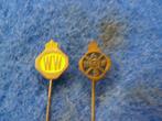Speldjes 2 x A.N.W.B., Verzamelen, Speldjes, Pins en Buttons, Ophalen of Verzenden, Gebruikt, Overige onderwerpen