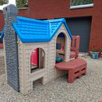 Little tikes speelhuis met glijbaan en platforms, Kinderen en Baby's, Speelgoed | Buiten | Speelhuisjes, Ophalen, Gebruikt, Kunststof