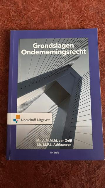 Mr. A.M.M.M. van Zeijl - Grondslagen Ondernemingsrecht beschikbaar voor biedingen