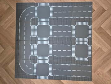 16 legocity lego city weg platen wegenplaten donkergrijs  beschikbaar voor biedingen