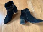 Zwarte enkellaarsjes maat 39, Kleding | Dames, Schoenen, Ophalen of Verzenden, Zo goed als nieuw, Zwart