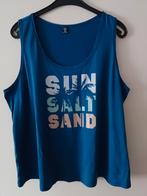 Top blauw, mt 2XL, Kleding | Dames, Tops, Blauw, Maat 46/48 (XL) of groter, Ophalen of Verzenden, Zo goed als nieuw