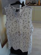 Te koop bloes zonder mauwen wit met zwart merk Ladies + XXL, Ladies +, Nieuw, Ophalen of Verzenden, Blouse of Tuniek