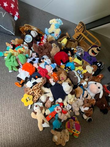 Grote partij mooie, verschillende knuffels. In één koop!! beschikbaar voor biedingen