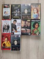 10 VHS videobanden met bioscoopfilms. Geniet van de hoezen!, Gebruikt, Ophalen of Verzenden