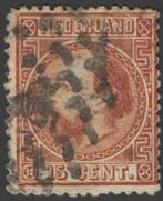Nederland NVPH nr 9 gestempeld Koning Willem III 1867, Postzegels en Munten, Postzegels | Nederland, Verzenden, T/m 1940, Gestempeld