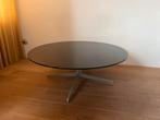 Fritz Hansen Space Glazen salontafel, Ophalen, 100 tot 150 cm, Rond, 50 tot 100 cm
