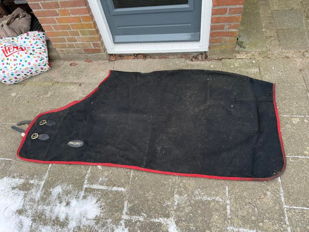 Wollen onderdeken maat 185, Ophalen of Verzenden, Zo goed als nieuw, Deken