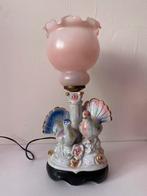 Antieke lamp duifjes porselein, Antiek en Kunst, Antiek | Lampen, Ophalen