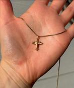 18karaat geelgouden bedel hanger vliegtuig, Overige voorstellingen, Verzenden, Zo goed als nieuw, Goud