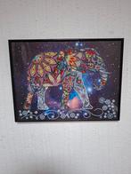 Diamond Painting: Kleurrijke Olifant in de Ruimte, Ophalen of Verzenden