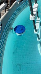 Zwembad intex 3,70 inc zandfilterpomp, Gebruikt, Rond, 300 cm of meer, Opzetzwembad