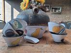 nostalgische / vintage pinda / nootjes schaaltjes set, Antiek en Kunst, Ophalen of Verzenden