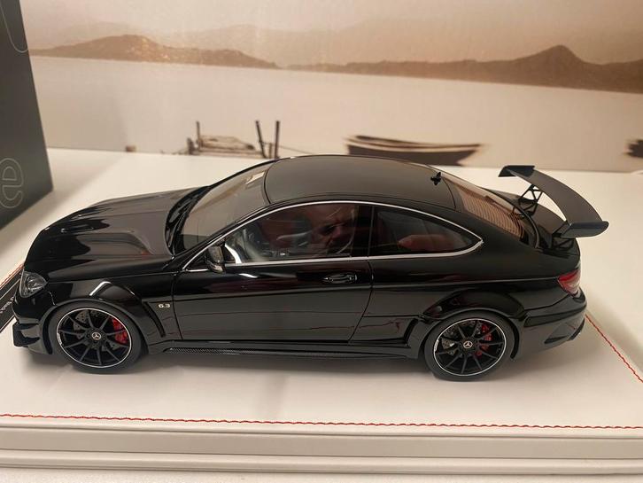 1:18 NN Nice Nuto Mercedes C63 AMG  coupé W205 Black Séries, Hobby en Vrije tijd, Modelauto's | 1:18, Nieuw, Auto, Overige merken