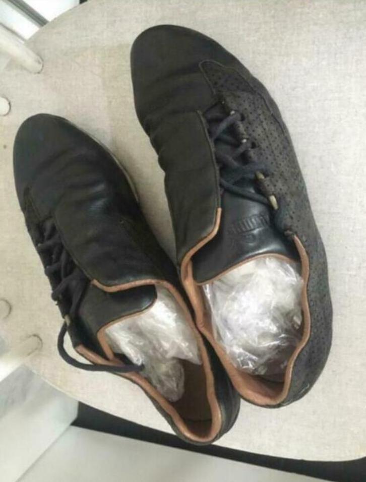 Echt Lederen/suède zwarte Puma schoenen maat 44,5, Kleding | Heren, Schoenen, Gedragen, Sneakers of Gympen, Zwart, Ophalen of Verzenden