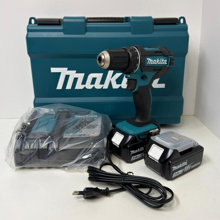 Makita DDF453RFE + 2 Accu's + Lader | Nieuw, Doe-het-zelf en Verbouw, Gereedschap | Boormachines, Nieuw