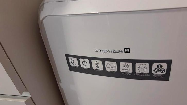 Krachtige Tarrington House Mobiele Airco - Zo Goed Als Nieuw, Witgoed en Apparatuur, Airco's, Zo goed als nieuw, Mobiele airco