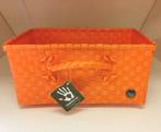 Nieuw: Handed By Opbergmand Oranje - 33x24x14 cm, Ophalen of Verzenden, Nieuw, Rond