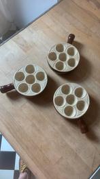 3 stuks Emile Henry slakkenschaal voor in oven, Ophalen of Verzenden, Zo goed als nieuw
