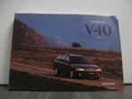 Volvo V40 | Instructieboekje | Handleiding | 1997, Auto diversen, Handleidingen en Instructieboekjes, Ophalen of Verzenden