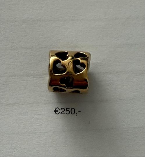 Pandora bedels 14 karaat goud, Sieraden, Tassen en Uiterlijk, Bedels, Zo goed als nieuw, Pandora, Goud, 1 bedel, Ophalen of Verzenden