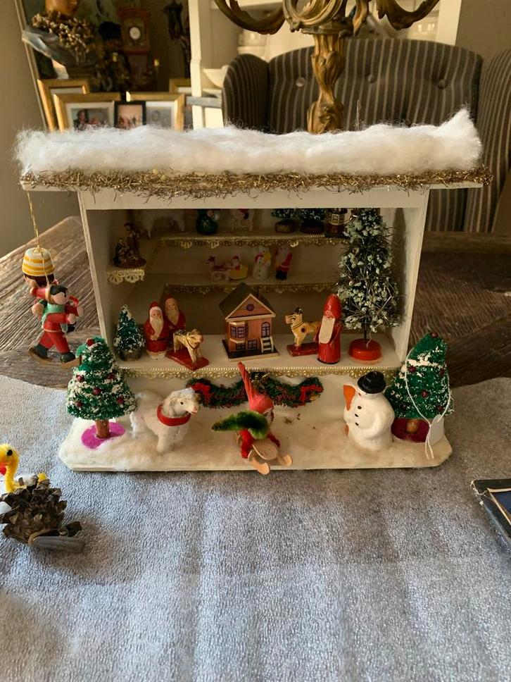 #kerst kerstwinkeltje schaap etc, Diversen, Kerst, Gebruikt, Ophalen of Verzenden