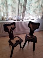 2 Vintage Spaanse Brutalist stoelen, Antiek en Kunst, Antiek | Meubels | Stoelen en Banken, Ophalen
