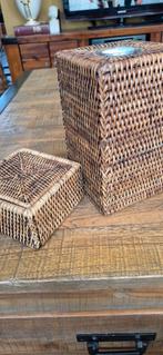 Birma Riet kandelaar & Onderzetters, Antiek en Kunst, Ophalen of Verzenden