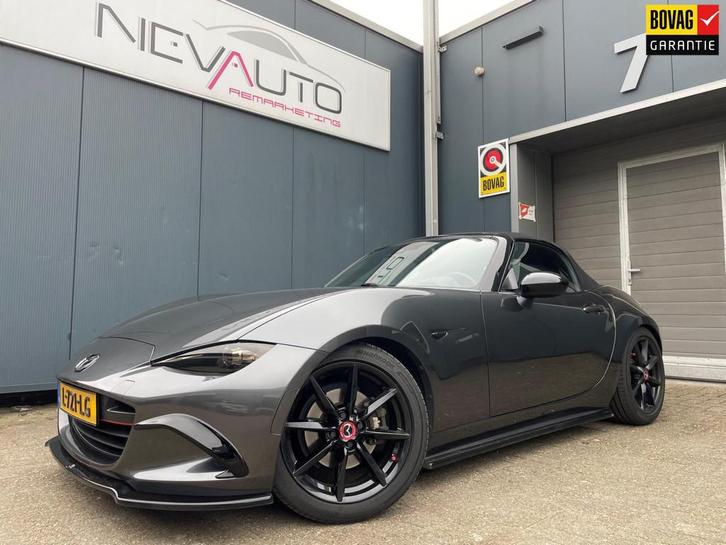 Mazda MX-5 2.0 SkyActiv-G 184PK BLACK EDITION UNIEK, Auto's, Mazda, Bedrijf, Te koop, MX-5, ABS, Achteruitrijcamera, Airbags, Airconditioning
