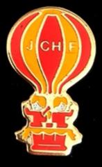 JCHF ballon pin- klein, Verzamelen, Speldjes, Pins en Buttons, Verzenden, Nieuw, Transport, Speldje of Pin
